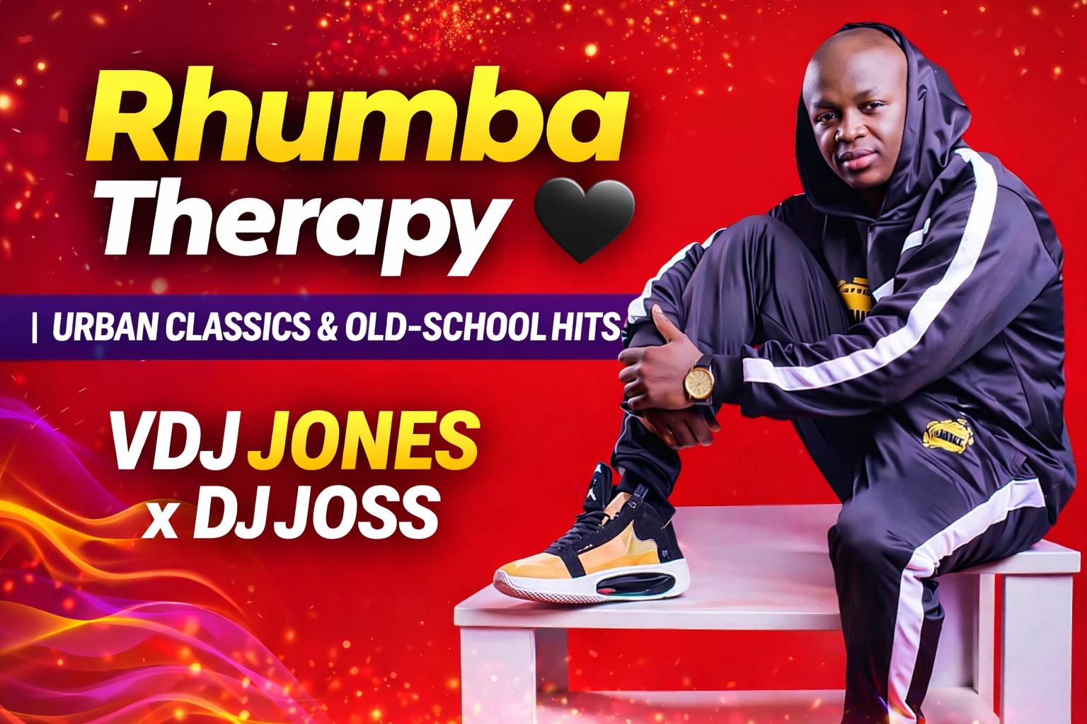 Rhumba Therapy DJ Mix by VDJ Jones x DJ Joss featuring urban classics and old-school rhumba hits
