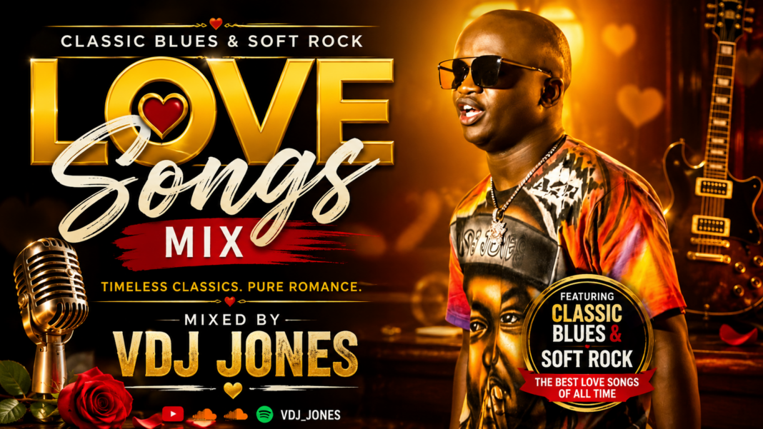 Love Songs Mix by VDJ Jones featuring classic blues and soft rock hits