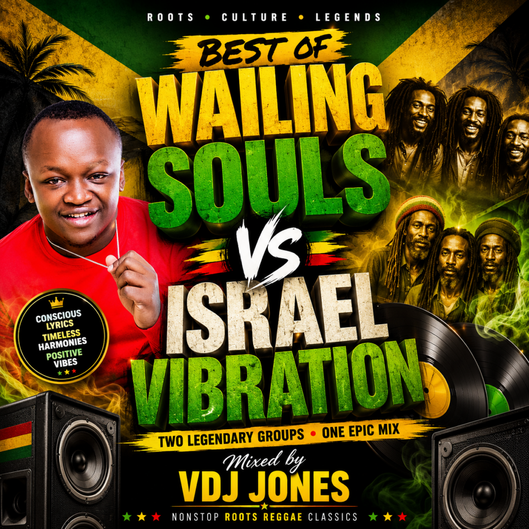 Best of Wailing Souls vs Israel Vibration roots reggae mix artwork by VDJ Jones