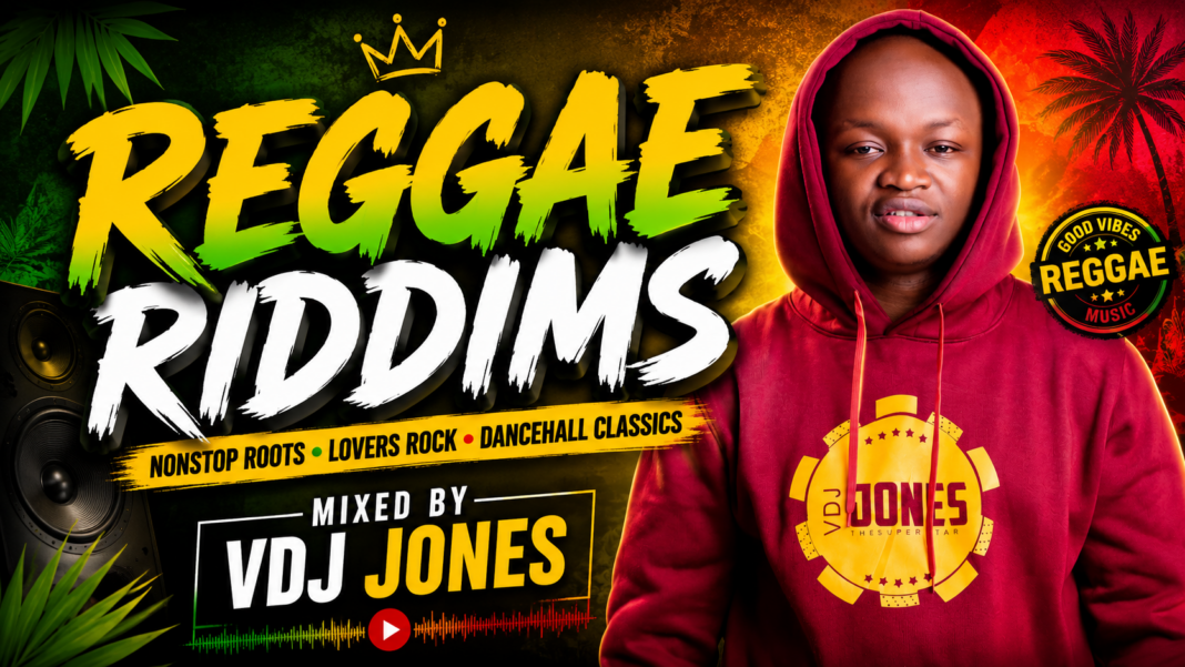 Reggae Riddims Mix by VDJ Jones featuring classic roots reggae and dancehall hits